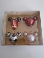 4 boules de Noël en verre Balles de sport Disney, Comme neuf, Enlèvement ou Envoi