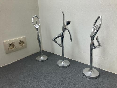 3 leuke design figuren in metaal, Verzamelen, Poppetjes en Figuurtjes, Zo goed als nieuw, Ophalen of Verzenden