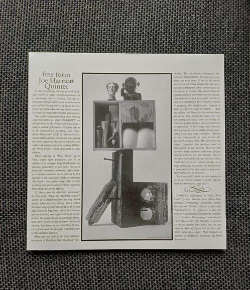 LP: Joe Harriott Quintet: Free form (Destination Moon), Cd's en Dvd's, Vinyl | Jazz en Blues, Nieuw in verpakking, Jazz, 1960 tot 1980