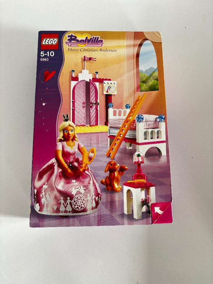 Lego Belville set 5963 Prinses op de erwt.- sprookjes, Kinderen en Baby's, Speelgoed | Duplo en Lego, Zo goed als nieuw, Lego