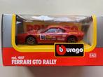 Bburago Ferrari GTO Rally Red 1:43, Hobby en Vrije tijd, Nieuw, Overige merken, Ophalen of Verzenden, Auto