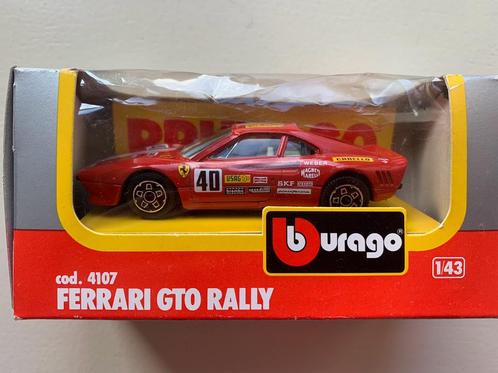 Bburago Ferrari GTO Rally Red 1:43, Hobby & Loisirs créatifs, Voitures miniatures | 1:43, Neuf, Voiture, Autres marques, Enlèvement ou Envoi