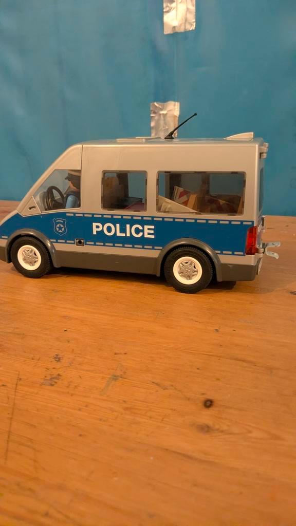 PLAYMOBIL City Action 9236 politiebus met wegblokkering, Enfants & Bébés, Jouets | Playmobil, Enlèvement ou Envoi