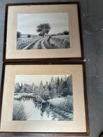 Twee potloodtekeningen Philippe de Harveng, Ophalen