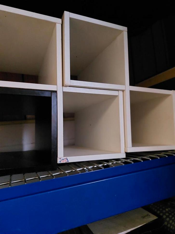 Kallax insert pour cd ou petits objets blanc, Maison & Meubles, Armoires | Autre, Utilisé, Enlèvement