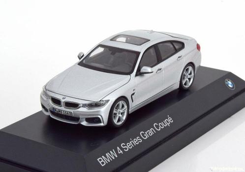 BMW 4 Gran Coupé F36 Zilver Kyosho 1/43 (NIEUW in BMW box), Hobby en Vrije tijd, Modelauto's | 1:43, Nieuw, Auto, Kyosho, Ophalen of Verzenden