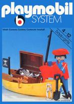 Playmobil 3570, Piraat met roeiboot (1979-1985, Ophalen of Verzenden, Gebruikt