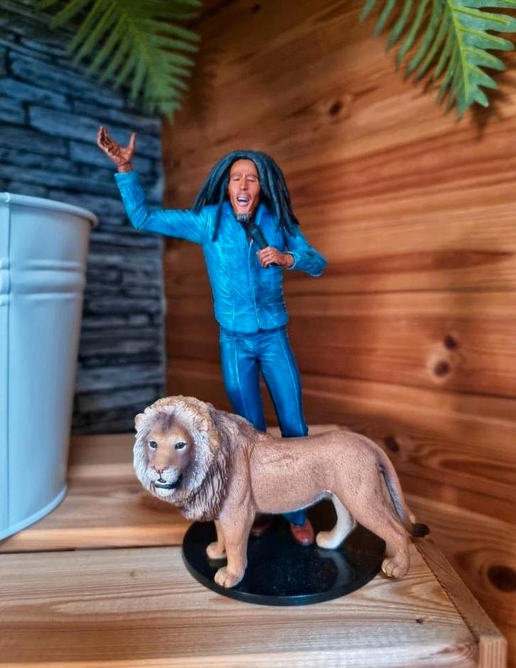 Bob Marley Leeuwenstandbeeld, Verzamelen, Beelden en Beeldjes, Zo goed als nieuw, Ophalen of Verzenden