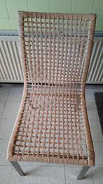 4 rieten stoelen, Huis en Inrichting, Stoelen, Ophalen, Gebruikt