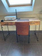 Bureau / sidetable met bureaustoel, Huis en Inrichting, Bureaus, Ophalen, Zo goed als nieuw, Bureau