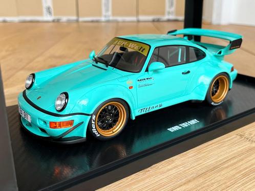 Porsche 911 964 RWB Tiffany GT Spirit 1:18 nieuw in doos ovp, Hobby & Loisirs créatifs, Voitures miniatures | 1:18, Neuf, Voiture