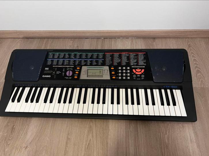 Casio CTK-501 keyboard, Muziek en Instrumenten, Keyboards, Gebruikt, 61 toetsen, Casio, Midi-aansluiting, Ophalen