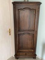 Armoire d'angle à vendre, Enlèvement ou Envoi, Utilisé, Chêne, 50 à 75 cm