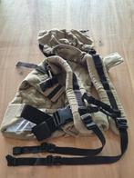 Isara draagzak linnen, Kinderen en Baby's, Babydragers en Draagdoeken, Buik of Rug, Zo goed als nieuw, Draagzak, Ophalen