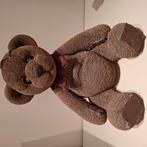 Schattige bruine beer in 'n soort synthetisch. Mooi als deco, Verzamelen, Ophalen, Zo goed als nieuw