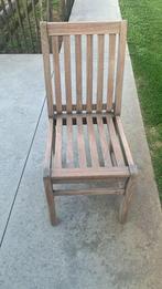 Houten tuinmeubel bangkirai, Tuin en Terras, Tuinstoelen, Ophalen, Gebruikt, Hout