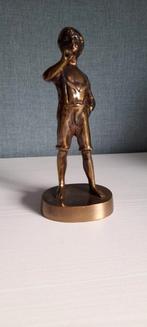 Statue en cuivre de 19 cm de hauteur, Antiquités & Art, Enlèvement ou Envoi