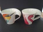 Villeroy&Boch NewWave mokjes tasjes espresso, Antiek en Kunst, Ophalen of Verzenden