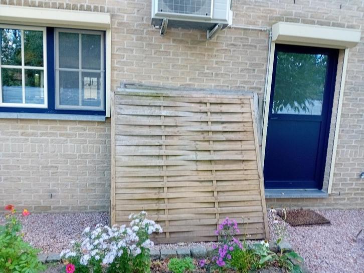 Houten Tuinschermen, Tuin en Terras, Tuinschermen, Gebruikt, Hout, Ophalen