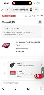 Lenovo tab P12, Computers en Software, Android Tablets, Ophalen