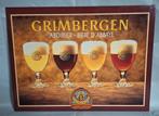 Café reclame bord Abdijbier Grimbergen nr1, Ophalen of Verzenden, Gebruikt, Reclamebord