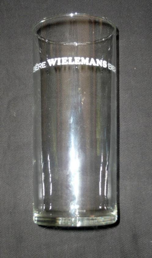 LIMONADEGLAS BROUWERIJ WIELEMANS BRUSSEL, Verzamelen, Glas en Drinkglazen, Gebruikt, Waterglas, Ophalen of Verzenden
