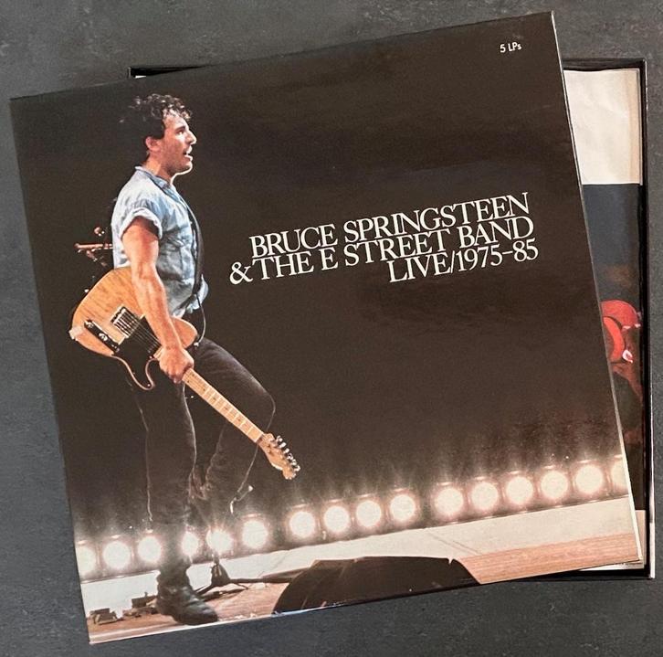 BRUCE SPRINGSTEEN - Live/1975-85 ( Boxset 5 LPs; NMINT ), Cd's en Dvd's, Vinyl | Rock, Zo goed als nieuw, Poprock, 12 inch, Verzenden