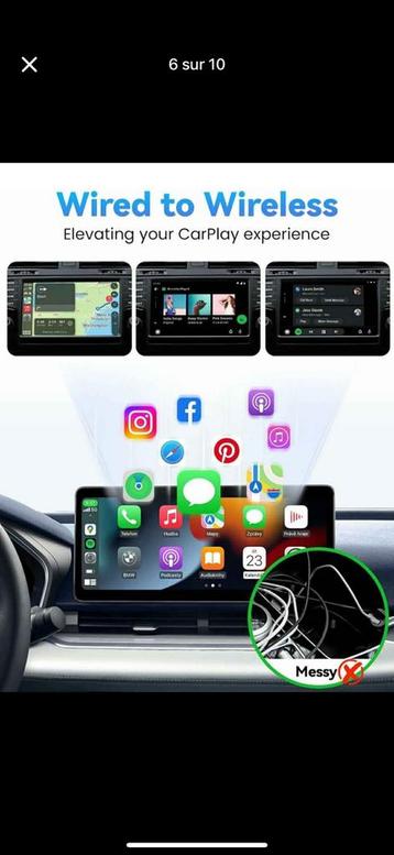 Wireless car play beschikbaar voor biedingen