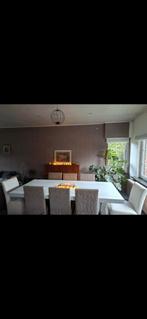 Eettafel#stoelen# kussens.  H: 78. L: 225,5 cm. Br: 101,5., Huis en Inrichting, Tafels | Eettafels, Ophalen
