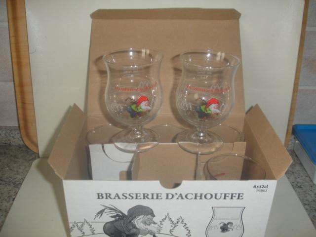 Mini glaasjes La Chouffe, Brasserie D' Achouffe 12cl, Verzamelen, Biermerken, Nieuw, Glas of Glazen, Overige merken, Ophalen of Verzenden