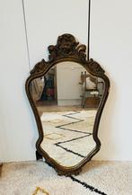 Oude vergulde spiegel, Enlèvement, Ovale, Moins de 50 cm, Moins de 100 cm