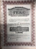 Action Congo automobile, Postzegels en Munten, Aandelen en Waardepapieren, Aandeel
