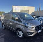 Ford Transit Custom 2.0 EcoBlue 130CH 1ÈRE MAIN BOITE AUTO, Auto's, Automaat, Stof, Zwart, Beige