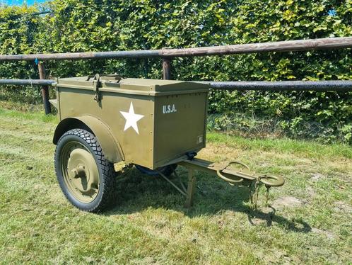Ww2 us K38 Signal Corps trailer MINT STAAT 1941, Verzamelen, Militaria | Tweede Wereldoorlog, Landmacht, Overige typen, Ophalen of Verzenden