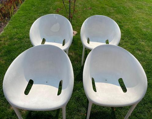 4 chaises de jardin: Made in Italy, Jardin & Terrasse, Chaises de jardin, Utilisé, Autres matériaux, Empilable, Enlèvement