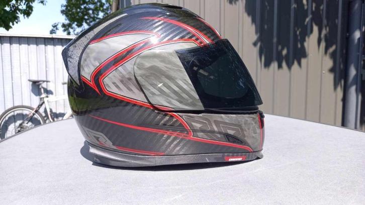 Casque ICON airframe CARBON RR taille L (carbone), Motoren, Kleding | Motorhelmen, Heren, Integraalhelm, L, Overige merken, Tweedehands