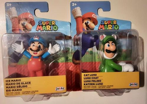 World Of Nintendo : Ice Mario & Cat Luigi 1+1 gratuit !, Collections, Jouets miniatures, Neuf, Envoi