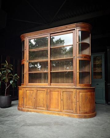 Prachtige antieke Winkelkast | Roomdivider | Ronde #2043 beschikbaar voor biedingen