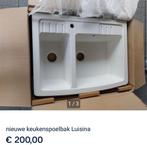 spoelbak nieuw, Huis en Inrichting, Keuken | Keukenelementen, Ophalen, Wit, Nieuw, 50 tot 100 cm