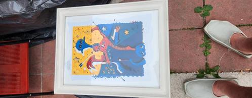 3 zeer mooie gelimiteerde zeefdrukken (Miró invloeden), Antiek en Kunst, Kunst | Litho's en Zeefdrukken, Ophalen