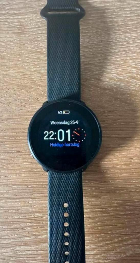 Polar Unite, Handtassen en Accessoires, Smartwatches, Gebruikt, Zwart, Ophalen