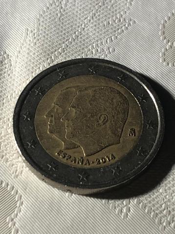 Herdenkingsmunt van 2 euro 2014 Spanje tweedehands in goede  beschikbaar voor biedingen