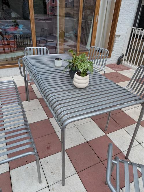 Stalen tuinset, Tuin en Terras, Tuinstoelen, Gebruikt, Ophalen