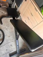 Verstelbare Fitness bank + curl bar 30kg, Sport en Fitness, Fitnessmaterialen, Ophalen, Gebruikt, Fitnessbank