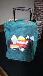 Set de valise garçon vert neuf, Handtassen en Accessoires, Koffers, Ophalen, Nieuw, Uitschuifbare handgreep
