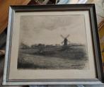MAURICE DUPUIS - Houtskooltekening, Antiek en Kunst, Kunst | Tekeningen en Fotografie, Ophalen of Verzenden