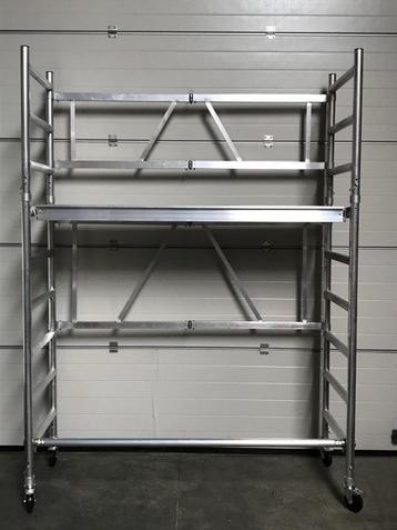 Combi Vouwsteiger 0.75x1.90x4m Werkhoogte € 495 EX BTW 21% beschikbaar voor biedingen