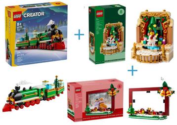 Lego Limited Edition Christmas 40700 + 40701 + 40702 beschikbaar voor biedingen
