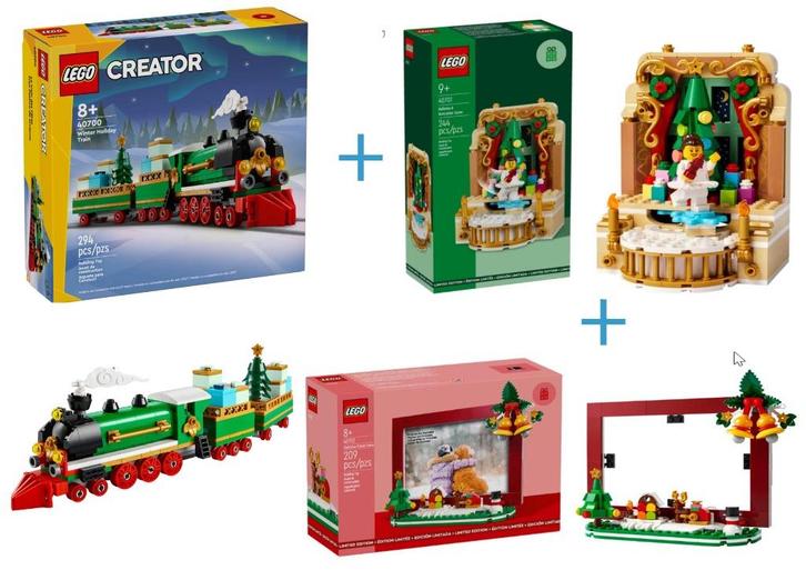 Lego Limited Edition Christmas 40700 + 40701 + 40702, Kinderen en Baby's, Speelgoed | Duplo en Lego, Nieuw, Lego, Complete set
