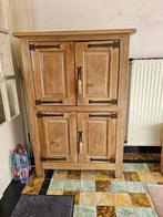 eiken barkast, Huis en Inrichting, Kasten | Buffetkasten, Ophalen, Met deur(en), 100 tot 150 cm, Rustiek